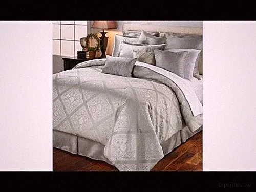 Highgate Manor Isabella 10pc Comforter Sham Bedskirt Pillow Set Full Blue Green