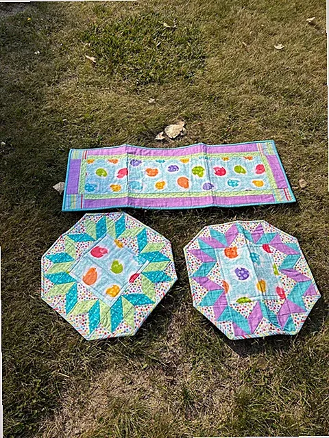 Quilted Easter Table Topper Collection
