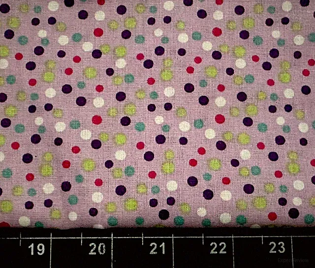 Tina SCRAP 9"x21" Circles Polka Dots Pastel Easter Purple Mini Fabric Cotton