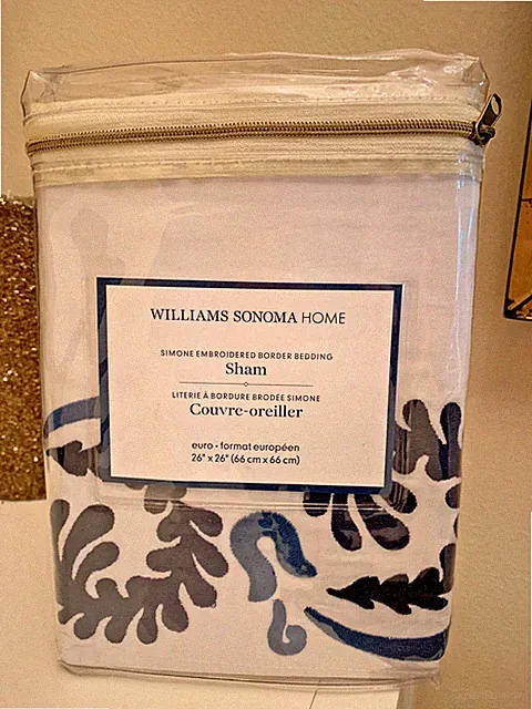 Williams Sonoma pillow Sham Euro holiday Easter Disney Christmas party gift mom